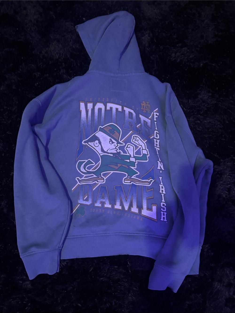 Hollister Blue Mens Hoodie - Blue Tone